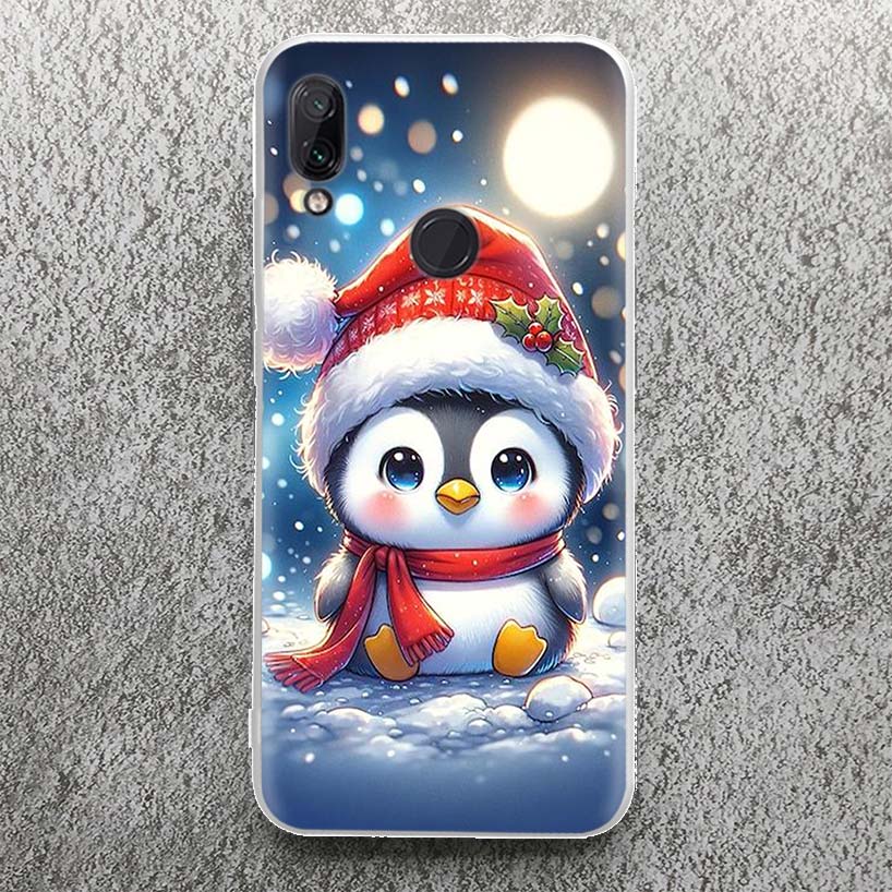 Christmas Penguin Case for Xiaomi Redmi 14C 13C 12C 13 12 Phone Shell 10C 10A 10 9A 9C 9T 9 8A 8 7A 7 6A 6 Pro 12 12C 10 10A 10C