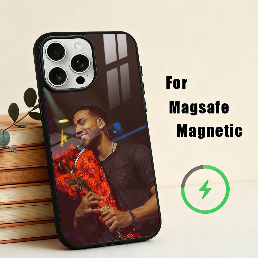 Singer R-Romeo Santos Phone Case For iPhone17,16,15,14,13,12,11 Plus,For Magnetic Wireless Charge Cover iPhone11PRO
