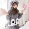 Winter Thick Warm Flannel Pajamas Sets for Women Sleepwear Home Clothing Pajama Home Wear Pyjamas Set