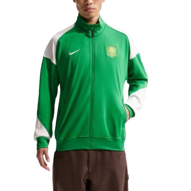 

Nike Dri-Fit Academy SS26 Pro Anthem 2026 Season Beijing Guoan Football Club Fleece Quick-Dry Zip-Up Stand Collar Long Sleeve Jacket IQ0474-310 L