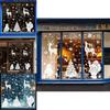 Christmas Window Decals With Snowflakes And Reindeer Pvc Sticker Set For Holiday Decor