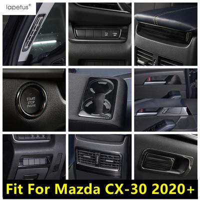 Head Light Lamp / Glove Box / Water Cup Panel / Start Stop Cover Trim For Mazda CX-30 CX30 - 2025 Accessories Interior Kit