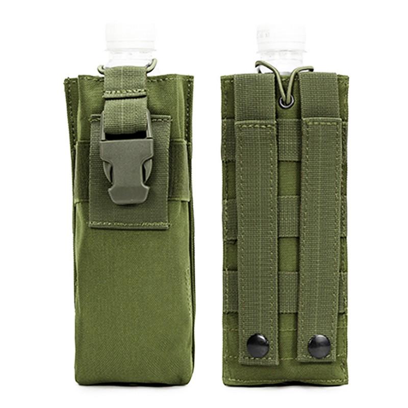 Outdoor Walkie Talkie Pouch Water Bottle Bag Handheld Radio Bag Molle Tactical Multifunctional Accessory Bag Travel EDC Pack