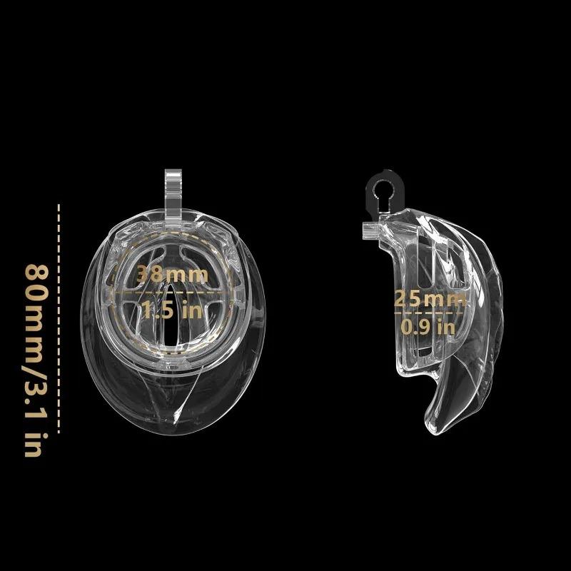 Male Chastity Cage 3D Printed Cage Cock Cage with Soft TPE Bondage Gear Accessories Adult Sex Toys Slave Tool Chastity Devices