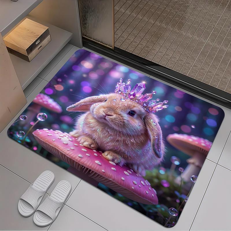 2025 New rabbitCarpet Rug for Living Room Bedroom Home Sofa Decoration,Kids play Non-slip Floor Mat