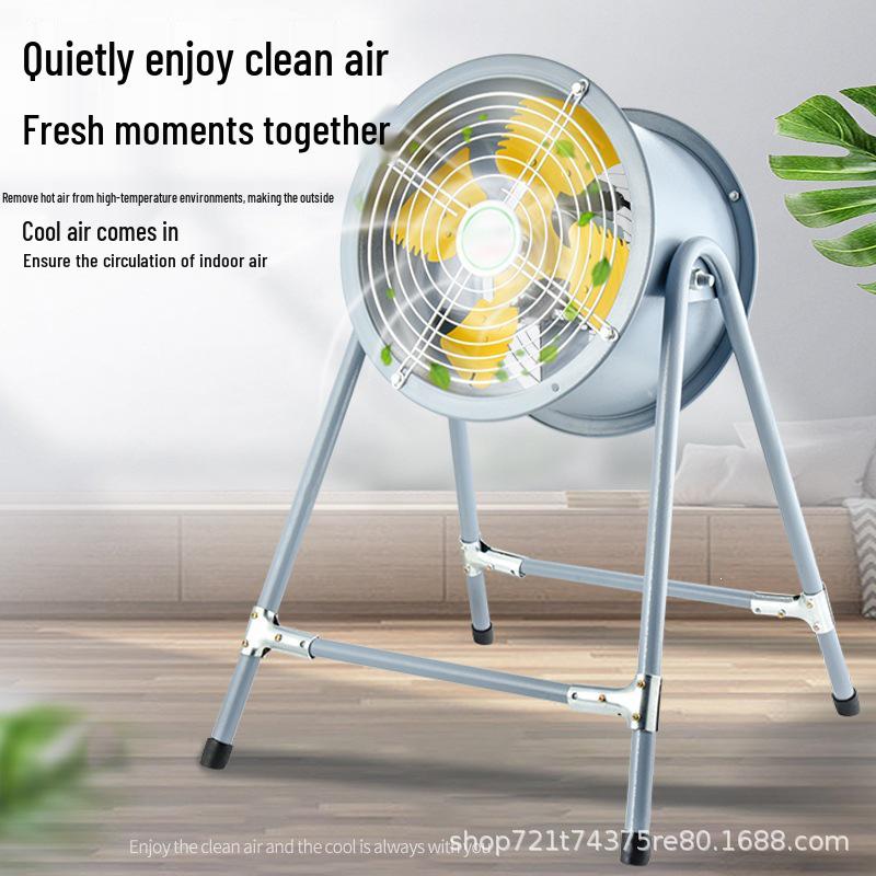 220V High-Power Industrial Duct Fan for Kitchen Ventilation