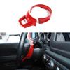 Red Steering Wheel Base Trim Cover Decor For Jeep Wrangler JL JT 18+ Accessories