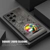Fire Football Soccer Ball S26Ultra Case For Samsung Galaxy S26 S25 S24 S23 S20 S21 FE S22 Ultra Plus 5G Cases Soft Phone Cover