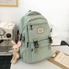 Schoolbag new backpack for junior and high school students, class backpack, fashionable Japanese and Korean version, casual computer bag, large-