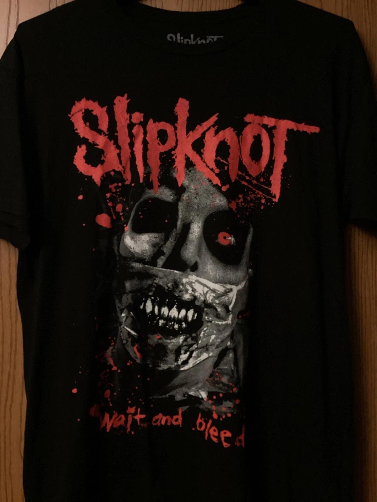 

Slipknot - “Wait And Bleed” - 2023 Black Shirt - Graphic Print - 2 Sided - XL L