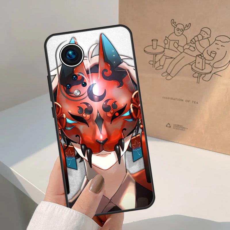 Kitsune Fox Japanese Art Case For Honor Magic 8 Pro 5 6 7 Lite Honor 400 200 Pro X9c X9b X9a X8a X8b 50 70 90 Cover