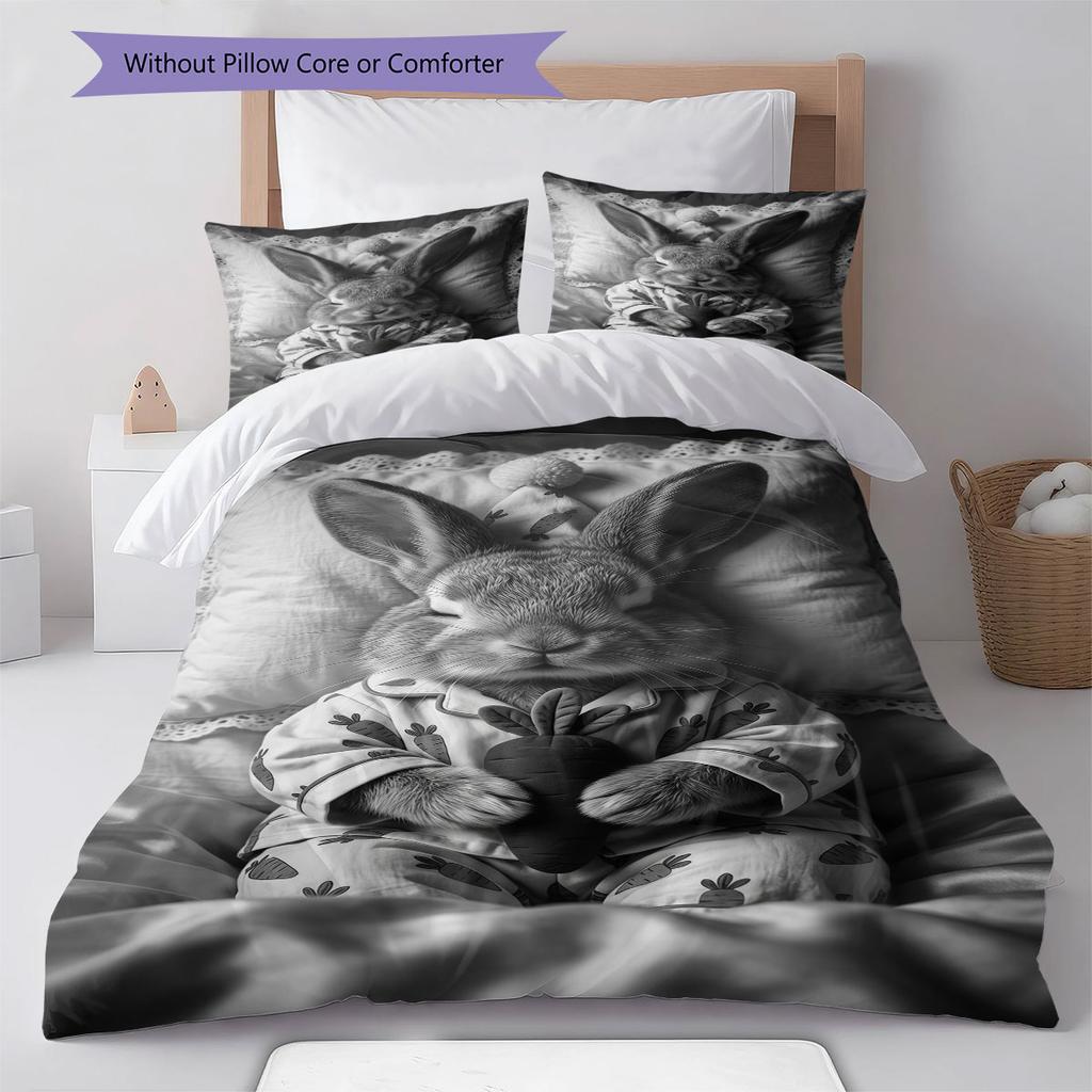Pure Comfort Bedding Quilt Set Quilt Cover Pillowcase Home Decoration Birthday Gift (1 * duvet cover + 2 * pillowcase, without core)