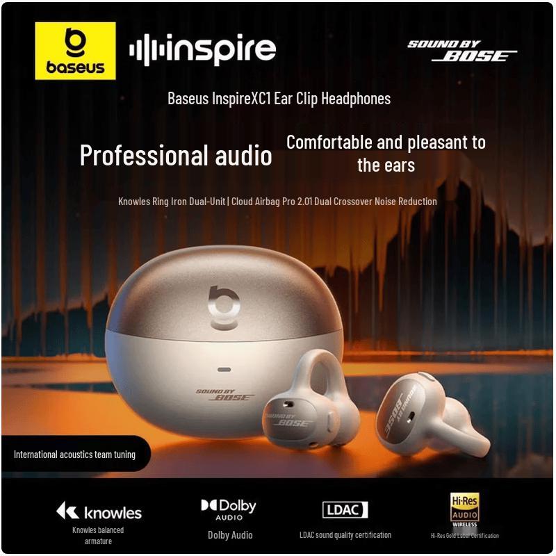 Baseus Inspire XC1 Open-Ear Clip-On Sports Bluetooth Earbuds