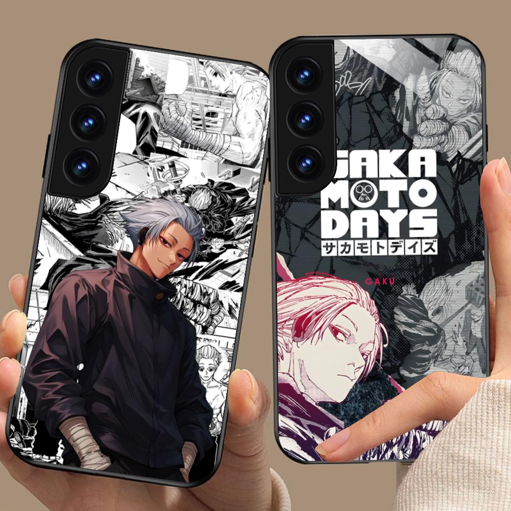 Sakamoto Days Gaku Phone Case for Samsung Galaxy A56 55 54 53 52 51 36 35 34 23 16 15 5G Glass Colorful Cover Pretty Cover