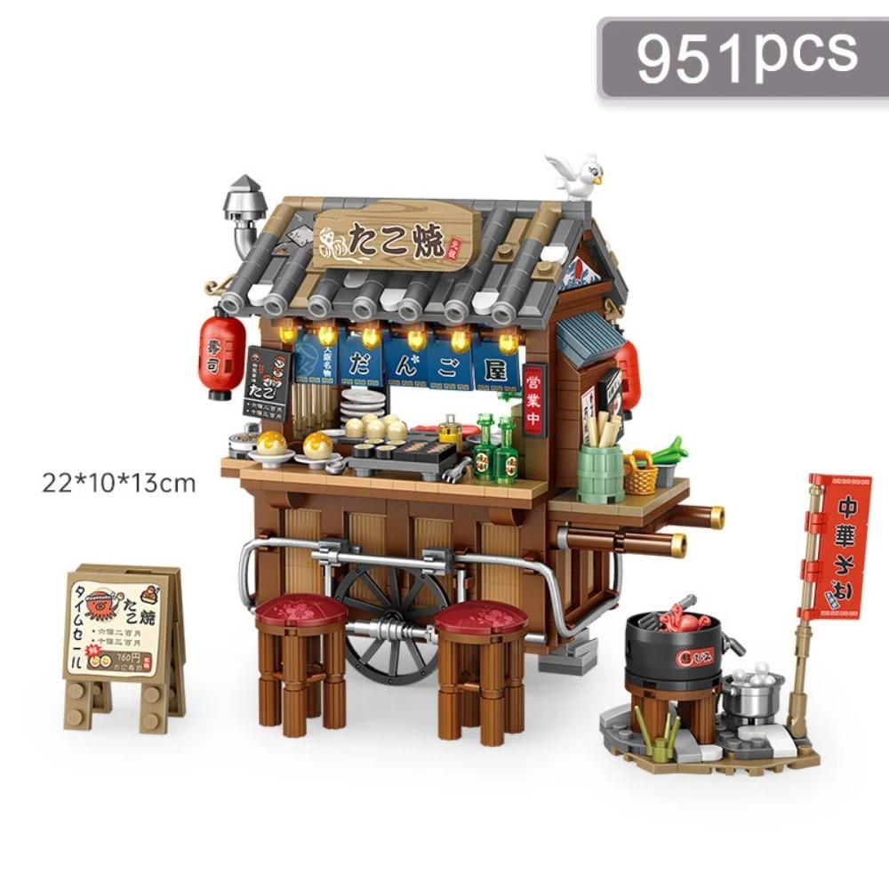 Creative cute flowers for children construction decoration Homemade model DIY building blocks toy assembly toy Christmas gift