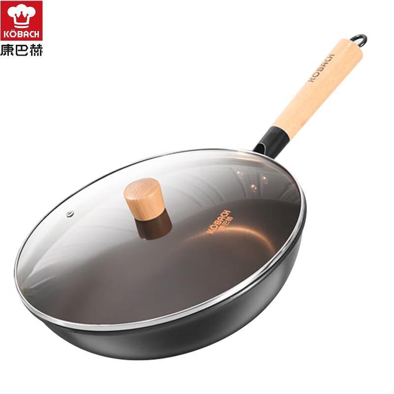 KOBACH Nitrided Non-Coated Iron Wok