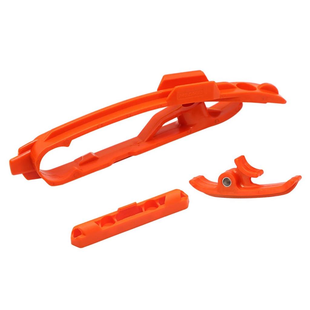 For KTM SX SXF XC 125 200 250 300 350 450 Swingarm Chain Slider Kit CNC Chain Guard Guide Brake Hose Clamp 2012-2018