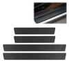 Leather Door Sill Protector Car Door Sill Anti-scratch Stickers Sturdy Leather Protector Auto Decorative Interior Aceessories