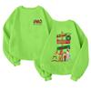 Children's Fashionable Lightweight Long-sleeved Round Neck Pullover With Pockets Printed Pullover