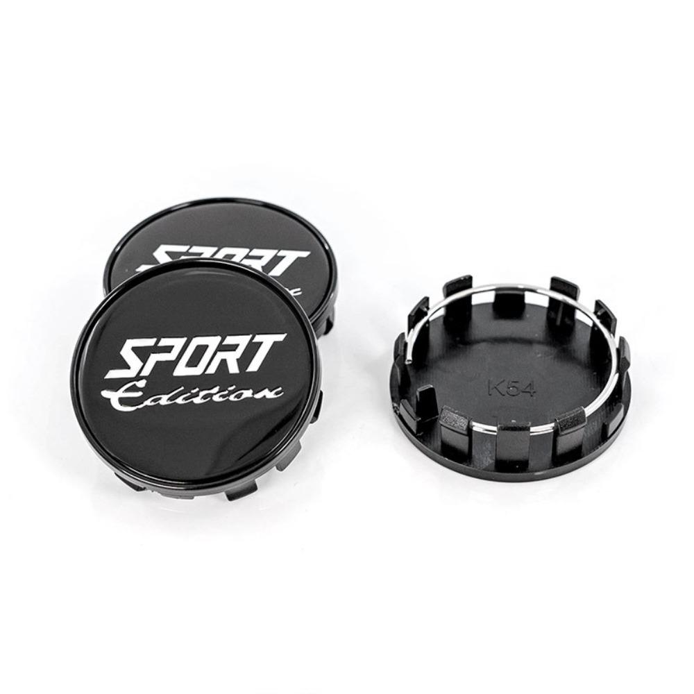 4pcs 62MM (56MM I.D) Sport Edition Logo Emblem Car Wheel Center Caps Car Accessories for Toyota Wheels Rim Hubcaps Cover Replace