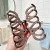Large Non Slip Hair Claw Clips Strong Hold Matte Abstract Wave Hair Clips for Thick and Curly Hair Daily Use Hair Accessories
