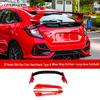 Kit Spoiler Posteriore e Deflettore Tetto per Civic Sedan Type R 16-20 Gen