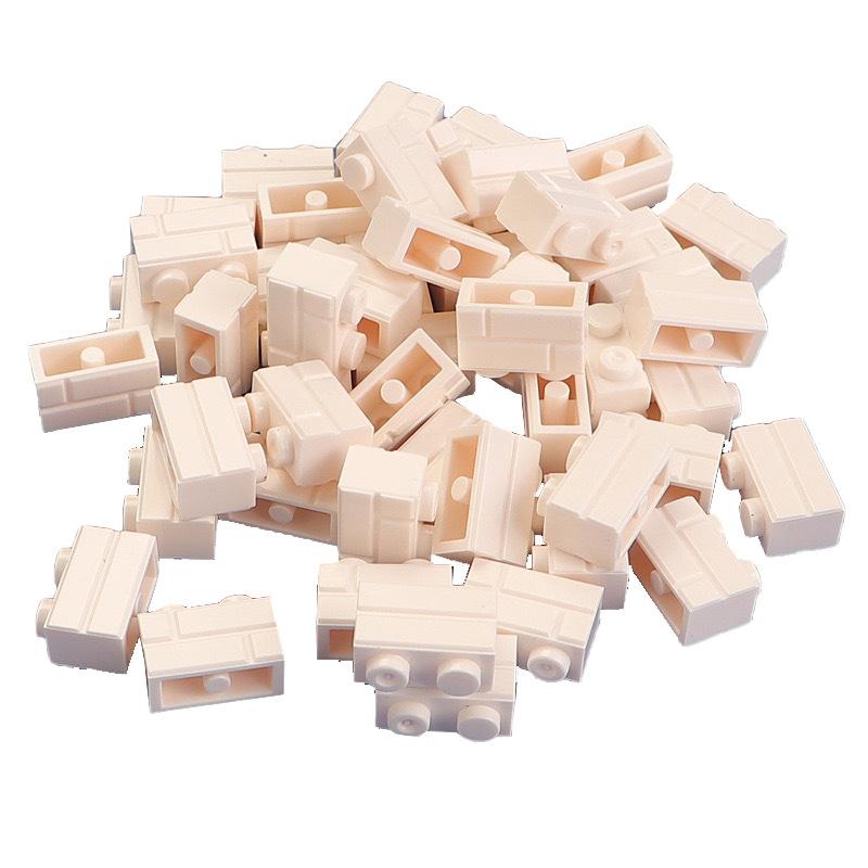 Baustein Spielzeug Wandstein Bauwand Bausteinzubehör Ersatzteile 1X2 Wandstein