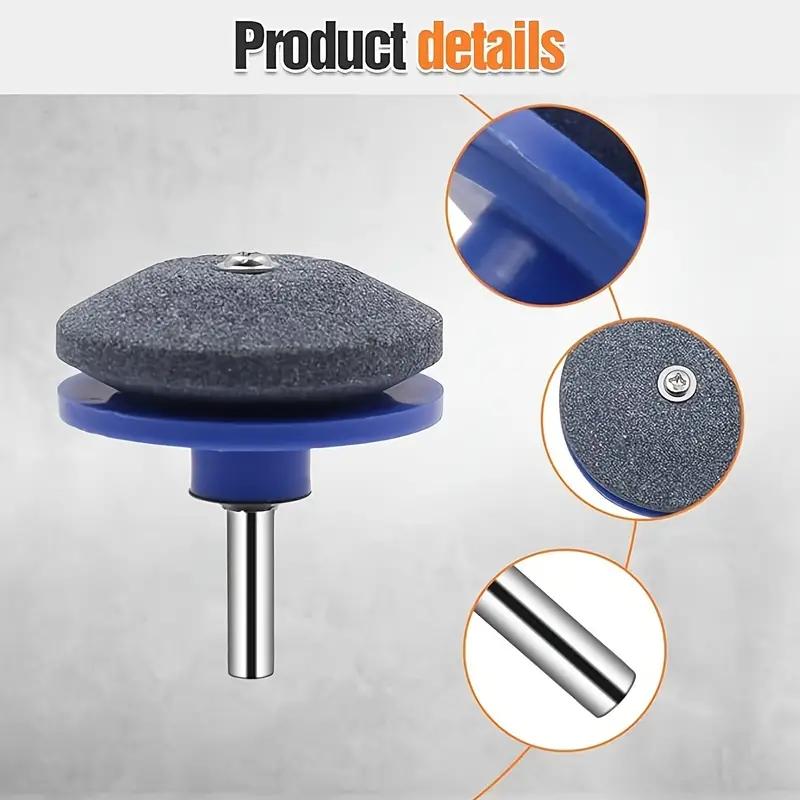 Ascuțitor de cuțite electric cu piatră de șlefuit Mașină de tuns iarbă rezistentă la uzură Ascuțitor de cuțite Instrument pentru cap de șlefuit