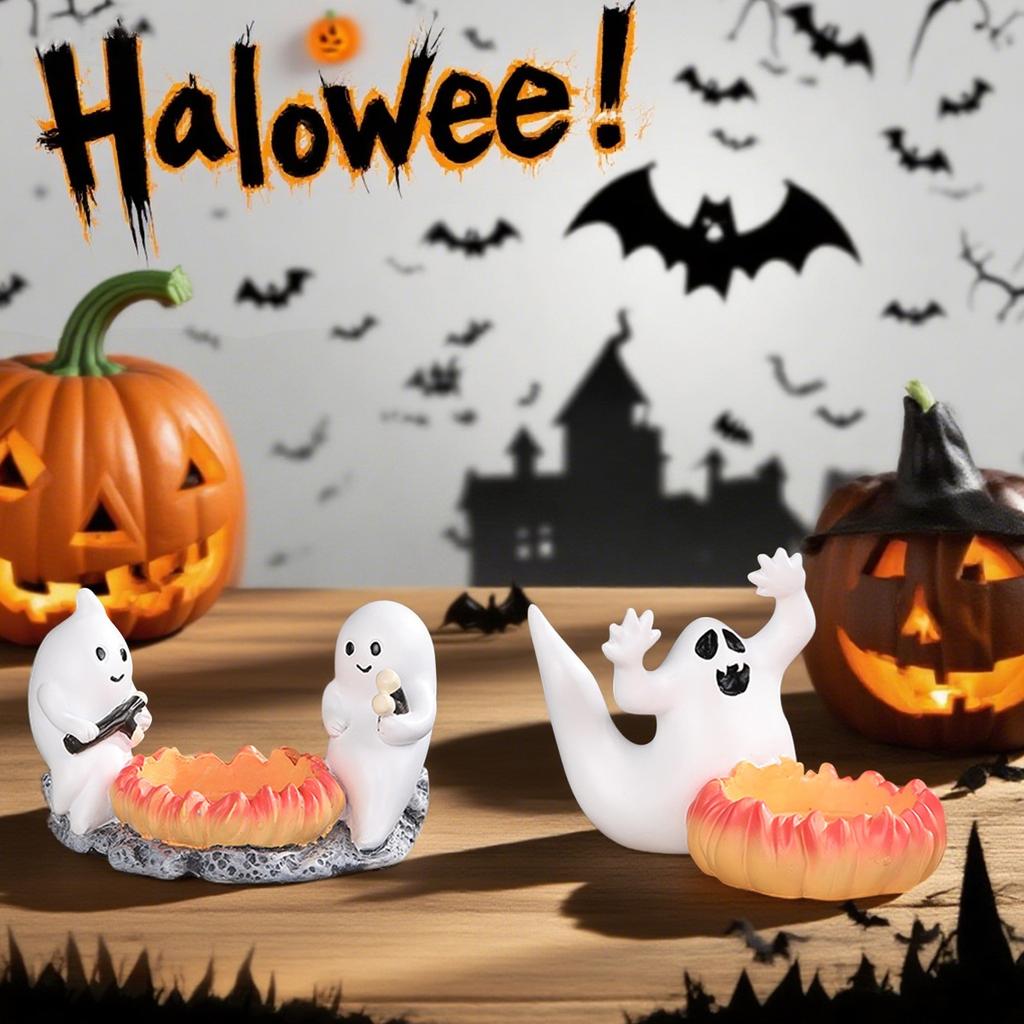 Bonfire Party, Bonfire Night Light, Halloween Night Light, Cute And Cozy Statue Halloween Decorations For Home Mantel Or Desk