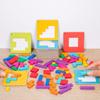 Interactive Parent-Child Battle Building Blocks Puzzle Game