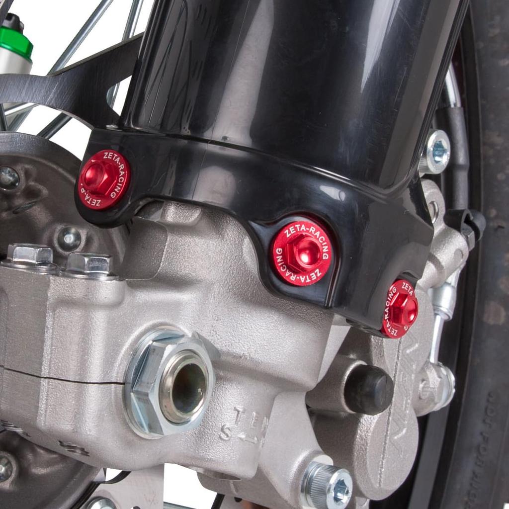 ZETA RACING KX80/85 KX125/250/450 KLX300R/450R D-TRACKER/X Etc. Fork Guard Bolt