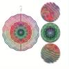 10 Inch Bohemian Style Metal Wind Chime Colorful Spinning Design for Garden Patio Decor No Battery Needed with Hook Ideal Gift