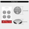 CR2430 3V Lithium Coin Battery 3V 285mAh High Capacity Button Cell for Remote Controls Watches and Alarms