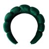 Vintage Velvet Cloud Hair Hoop for Women Girls Sponge Headband Wash Face Wristband Set Spa Bathroom Accessories