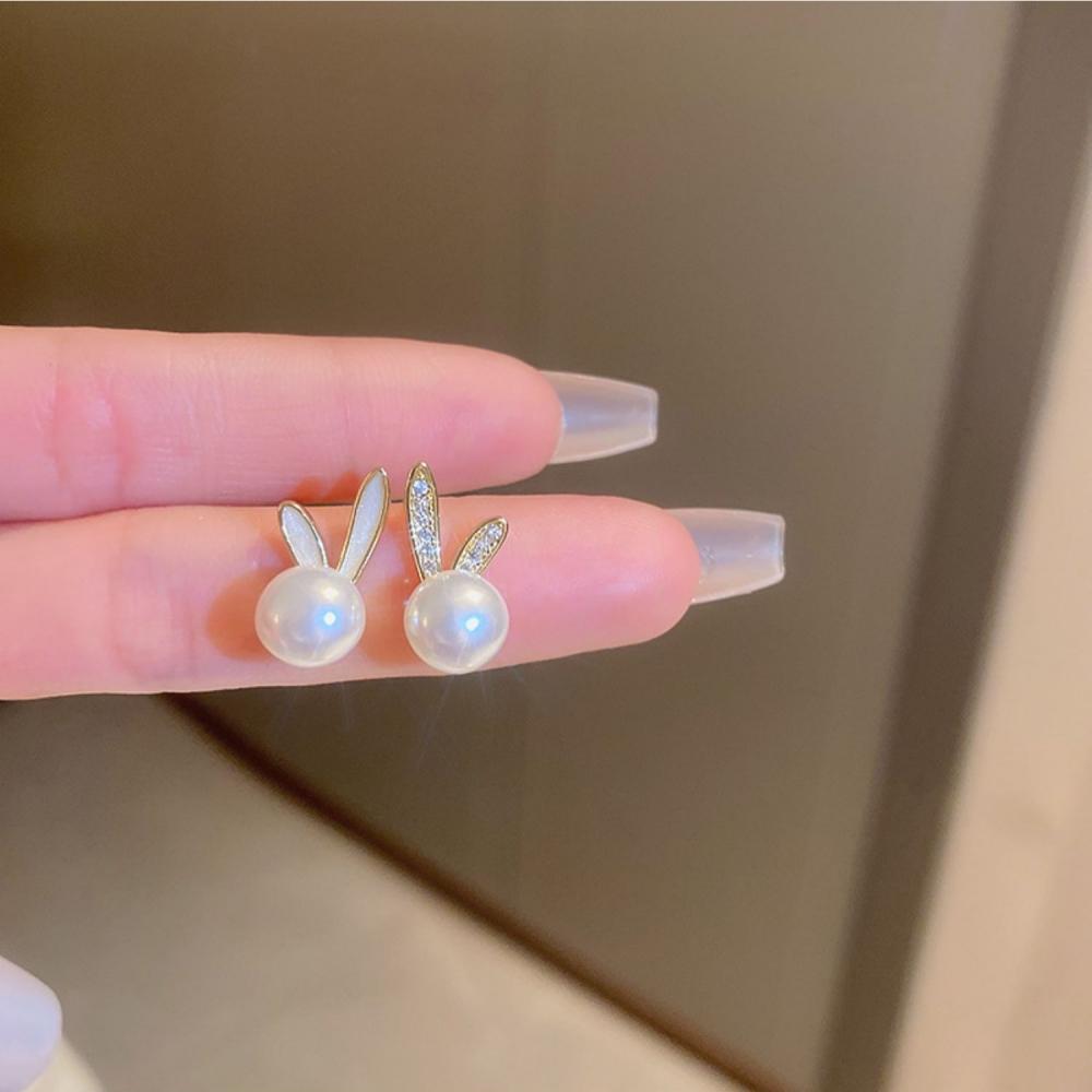 Heart Round Imitation Pearl Butterfly Leaf Tulip Flower Drop Earrings Women Wedding Geometry Jewelry Trend Creative Accessories