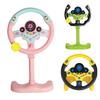 Passenger Seat Steering Wheel Toy with Music Light Kids Car Driving Simulation Wheel Toddlers Pretend Driving Educational Steering Wheel Boys Girls