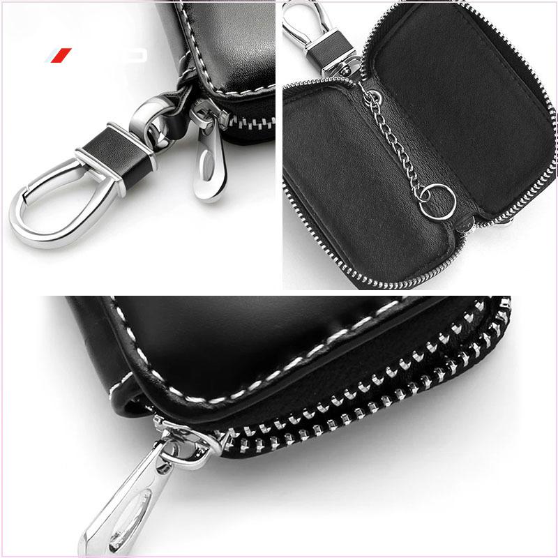 Car Key Holder Pouch Wallet Housekeeper Key Case Mini Card Bag for Toyota GR GTR GAZOO Racing Logo Auris Pruis RAV4 CHR Corolla CAMRY