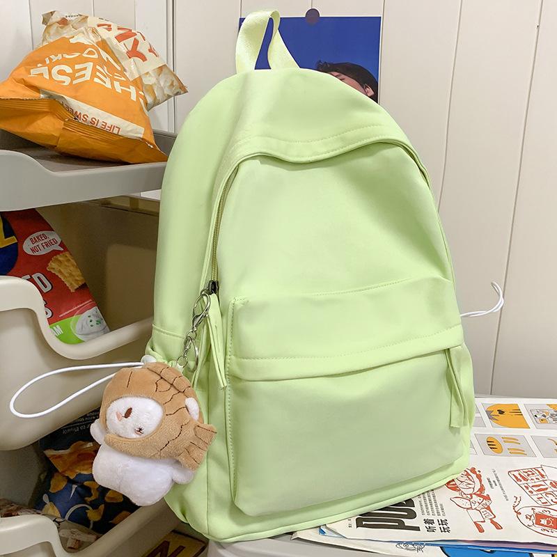 Children's Elementary School Students  Junior High School Students  College Students  Backpacks  Solid Color Shoulders