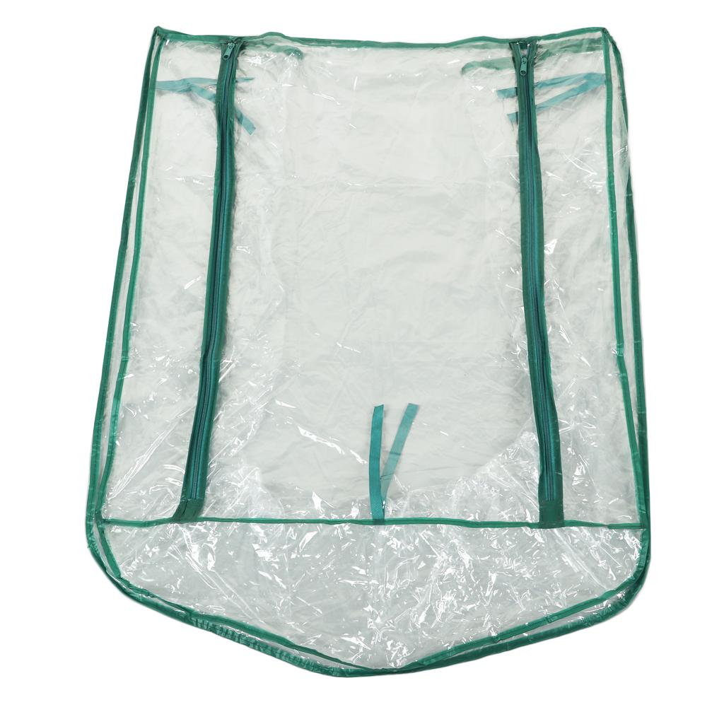 Växthusersättningsskydd Transparent PVC 69x49x92cm Mini Växtskydd för 2 Våningshyllor