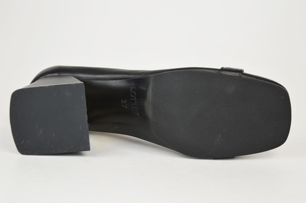 Lottini Heeled Shoes 11349 36 Black Leather