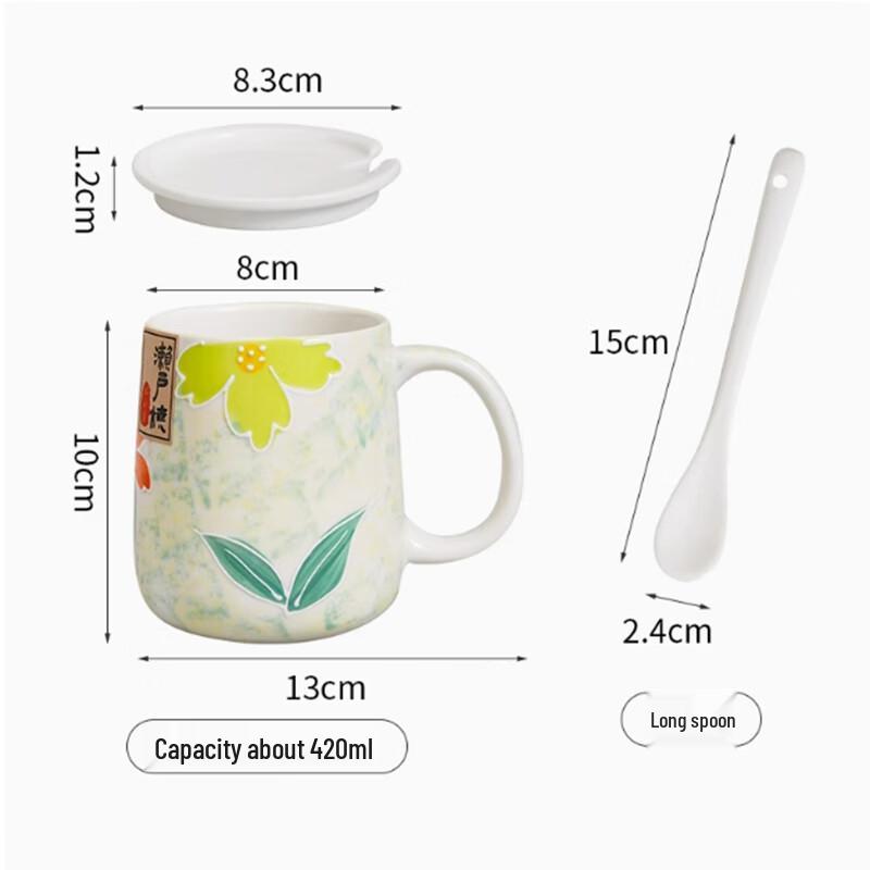 Hand-painted Ceramic Mug Set