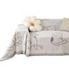 Cartoon Cat Sofa Cover Cloth Four Seasons Universal Non-Slip Chenille Cushion Anti-Scratching Full Covered Sofa Cover Cover Towel