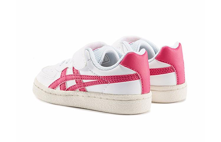 Onitsuka Tiger GSM Slip Resistant Abrasion Resistant Low top Toddler Shoes White Red Infant And Toddler 1184A023-102