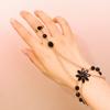 1PC Women's Fashion Trend Flower Bracelet Zircon Design Zircon, Suitable for Date, Party, Festival Gifts