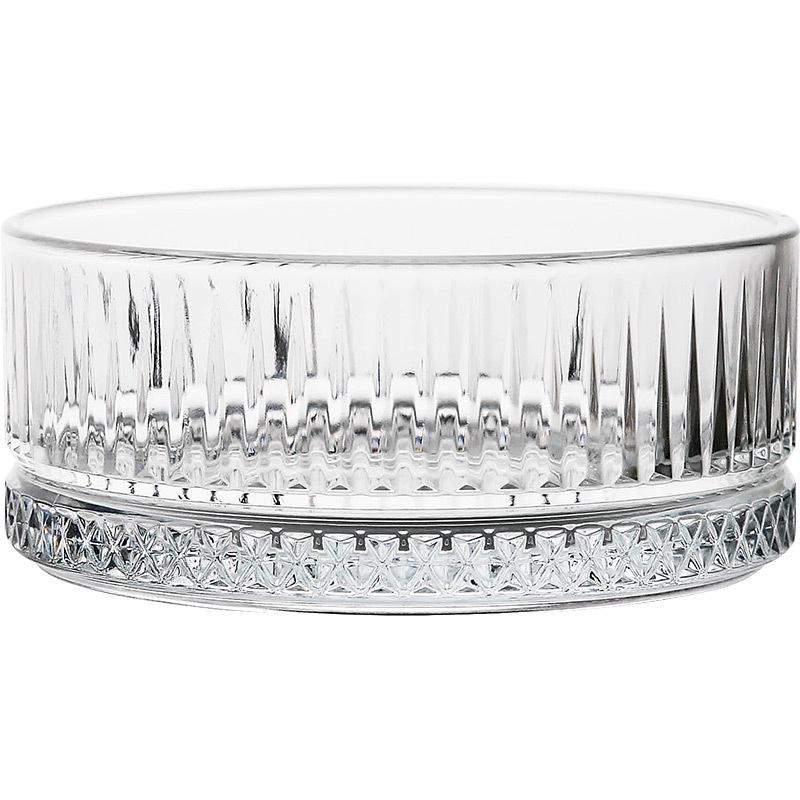 Imported Creative Transparent Glass Snack Plate - Small Dish for Bar or KTV