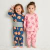 MIKIHOUSE HOT BISCUITS Pajamas for Boys and Girls, Pink, 100cm, Product Number: 70-7331-142
