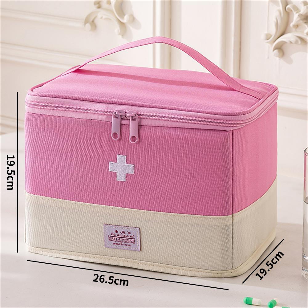 Travel Supplies First Aid Kit Organizer Portable Medicine Bag Cute Medical Emergency Pouch Household Medicine Pill Storage Bag
