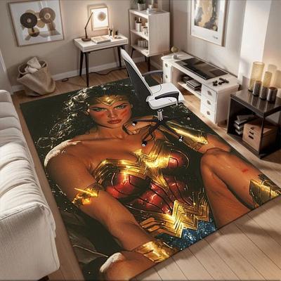 Costume da Wonder Woman per Donna - Travestimento da Supereroina Tappetino da Ufficio Decorazione per la Casa Tappeti da Ufficio LB64