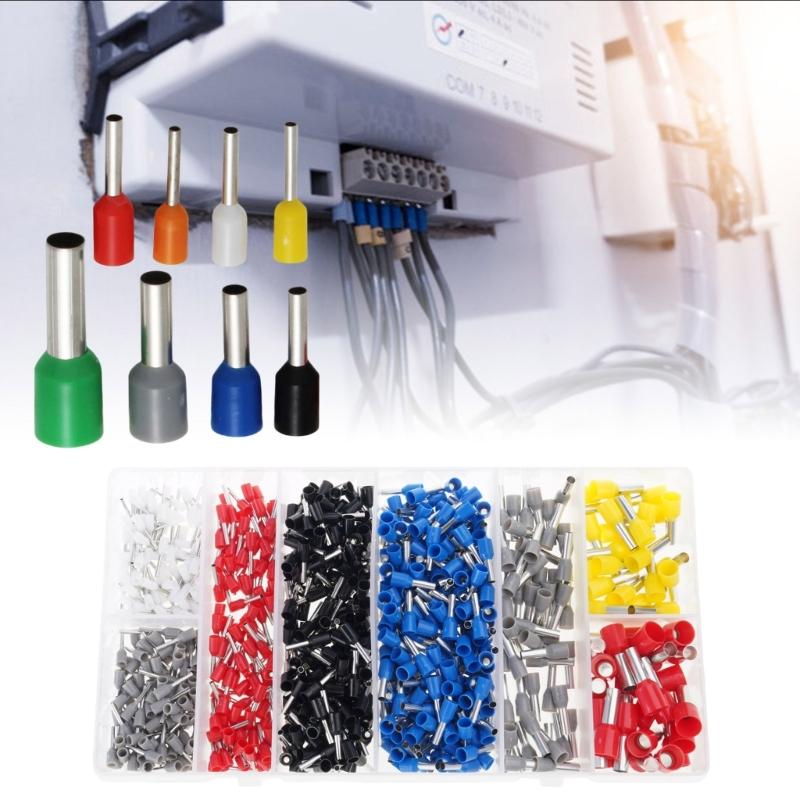 Comprehensive Electrical Ferrule set with 280pcs Multicolor Insulated Connectors multifunction Wire Termination Set with Box