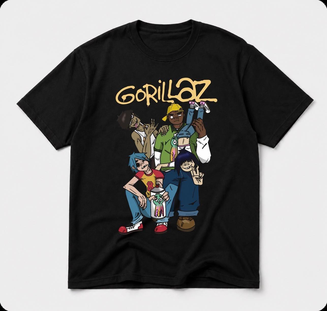 Gorillaz T Shirt The Mountain Tour UK Tour Top UK Tour 2026 Summer Jumper Gorillaz Fans Gift Top Unisex Tshirt Unisexs Tshirt M